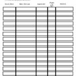 013 Template Ideas Monthly Bill Organizer Excel Paying Word Free Catch