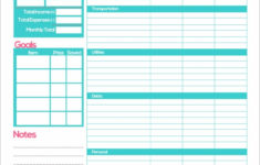 10 Sample Monthly Budget Templates Sample Templates