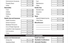 17 Simple Monthly Budget Worksheets Word PDF Excel Free
