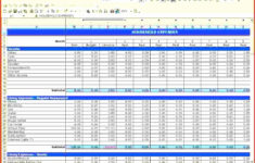 6 Excel Household Budget Template Excel Templates