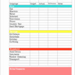 8 Daily Budget Spread Sheet Template SampleTemplatess SampleTemplatess