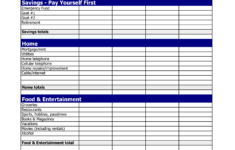 Bi Weekly Budget Form Allbusinesstemplates