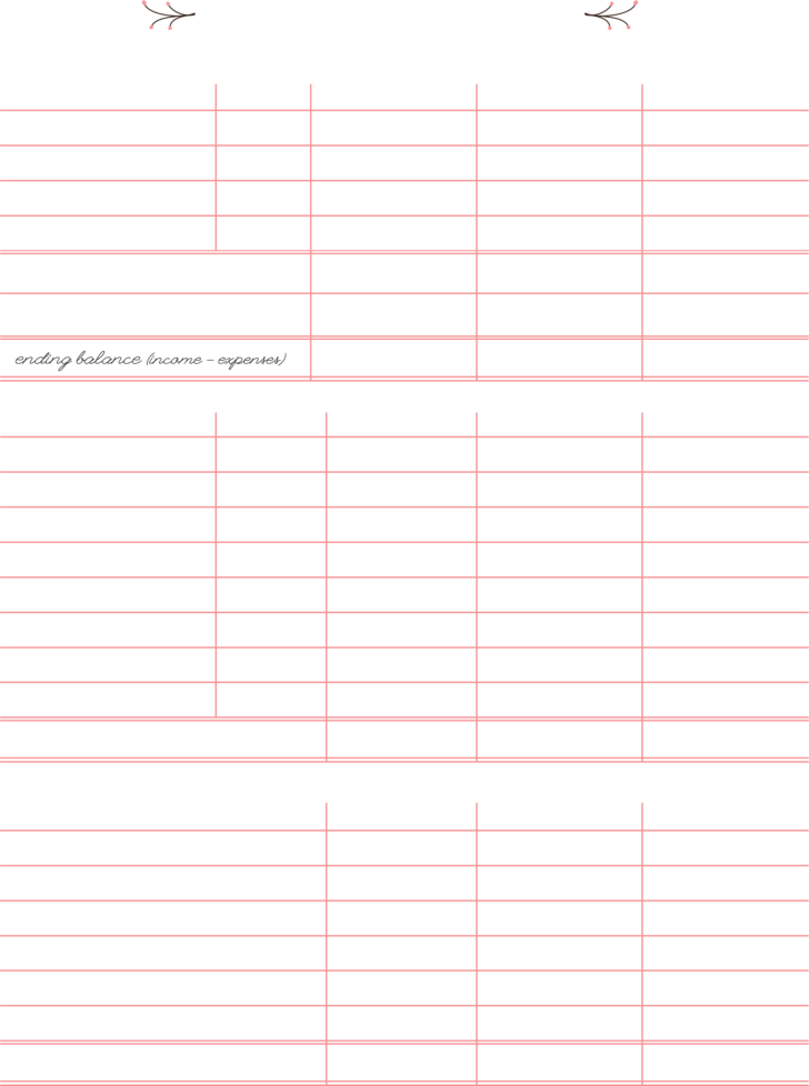 Blank Bi Weekly Budget Worksheet Edit Fill Sign Online Handypdf ...