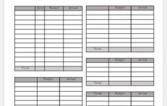 BLANK Monthly Budget Template 2 PRINTABLE Finance Budget Etsy Australia