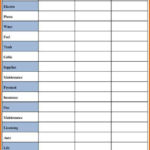 Blank Monthly Budget Template SampleTemplatess SampleTemplatess