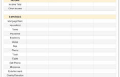 Blank Monthly Budget Worksheet The Future Pinterest Budgeting Free