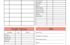 Budget Template For Young Adults Budget Planner Template Monthly