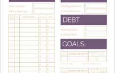 College Life Made Easy Student Advice Blog Monthly Budget Template