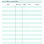 Condo Budget Template New Monthly Bud Planner Free Printable Bud