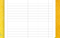 Download Printable Simple Budget Template PDF