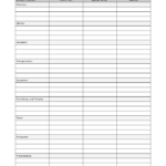 Example Of Free Business Expense Spreadsheet Monthly Expenses Within