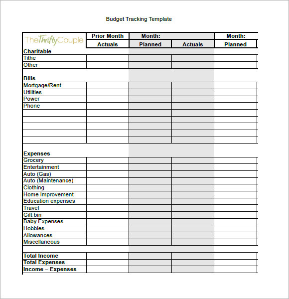 FREE 7 Budget Tracking Templates In Google Docs Google Sheets 