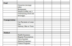 FREE 9 Sample Expense Sheet Templates In PDF MS Word