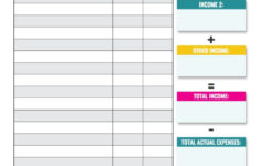 Free Budget Templates In Excel For Any Use Household Budget Template