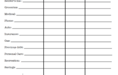 Free Budgeting Printables Expense Tracker Budget Goal Setting