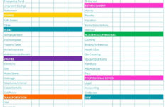 Free Download Household Budget Spreadsheet Db excel