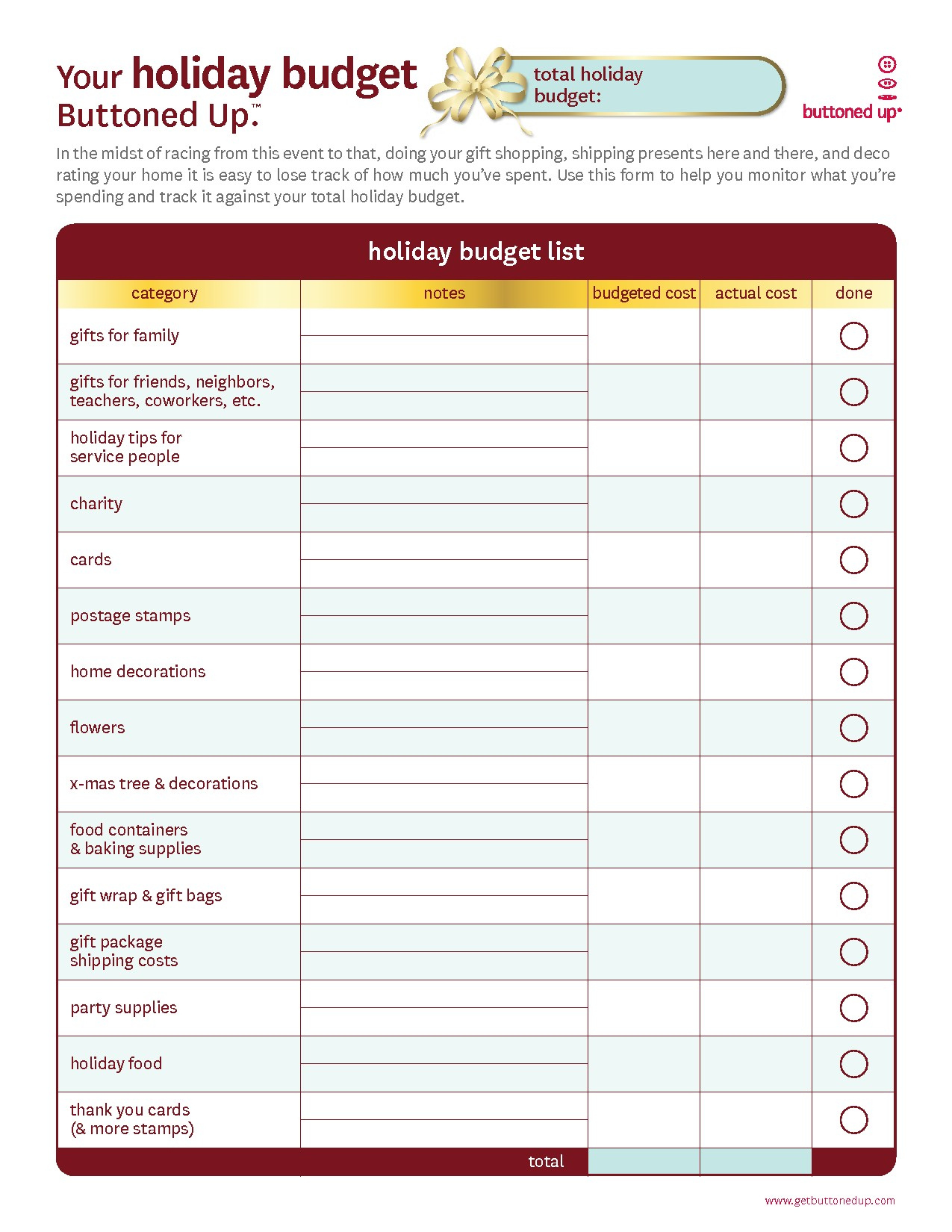 Free Family Budget Spreadsheet Download In Free Family Budget 