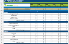 Free Monthly Budget Spreadsheet Money Goody