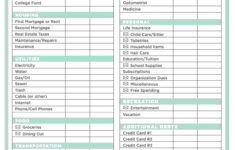 Free Monthly Budget Template Excel