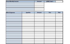 FREE Printable Budget Worksheets