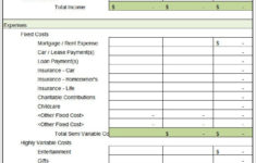 Household Budget Template 8 Free Word Excel PDF Documents Download