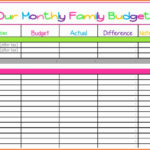Monthly Budget Excel Template Best Of 10 Monthly Bill Spreadsheet
