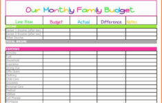 Monthly Budget Excel Template Best Of 10 Monthly Bill Spreadsheet