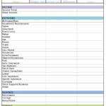 Monthly Budget Planner Form Download FREE Template