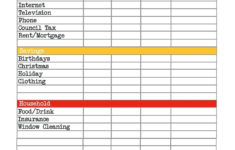 Monthly Budget Planner Template Free Download SampleTemplatess