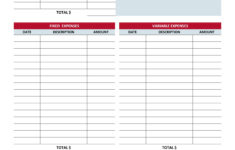 Monthly Budget Printables By Design