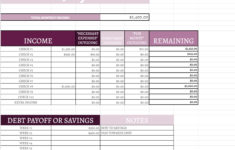 Monthly Budget Spreadsheet Google Sheets Instant Download Etsy
