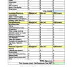 Monthly Budget Template Google Docs Excelxo