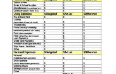 Monthly Budget Template Google Docs Excelxo