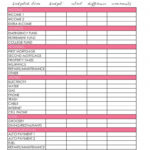 Monthly Home Budget Spreadsheet Easy Worksheet Excel Free Download