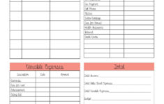 MonthlyBudget pdf Monthly Budget Printable Budget Planner Template