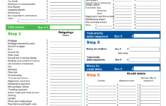Personal Budget Form Templates At Allbusinesstemplates