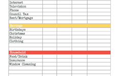 Printable Budget Planner Uk Planner Template Free