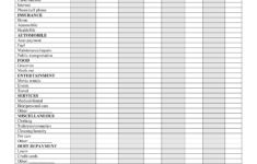 Printable Weekly Budget Templates At Allbusinesstemplates