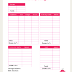 Simple Monthly Budget Template Things That Make You Love And Hate