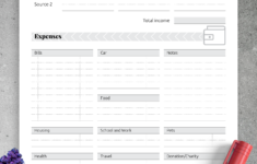 Simple Monthly Budget Template Things That Make You Love And Hate