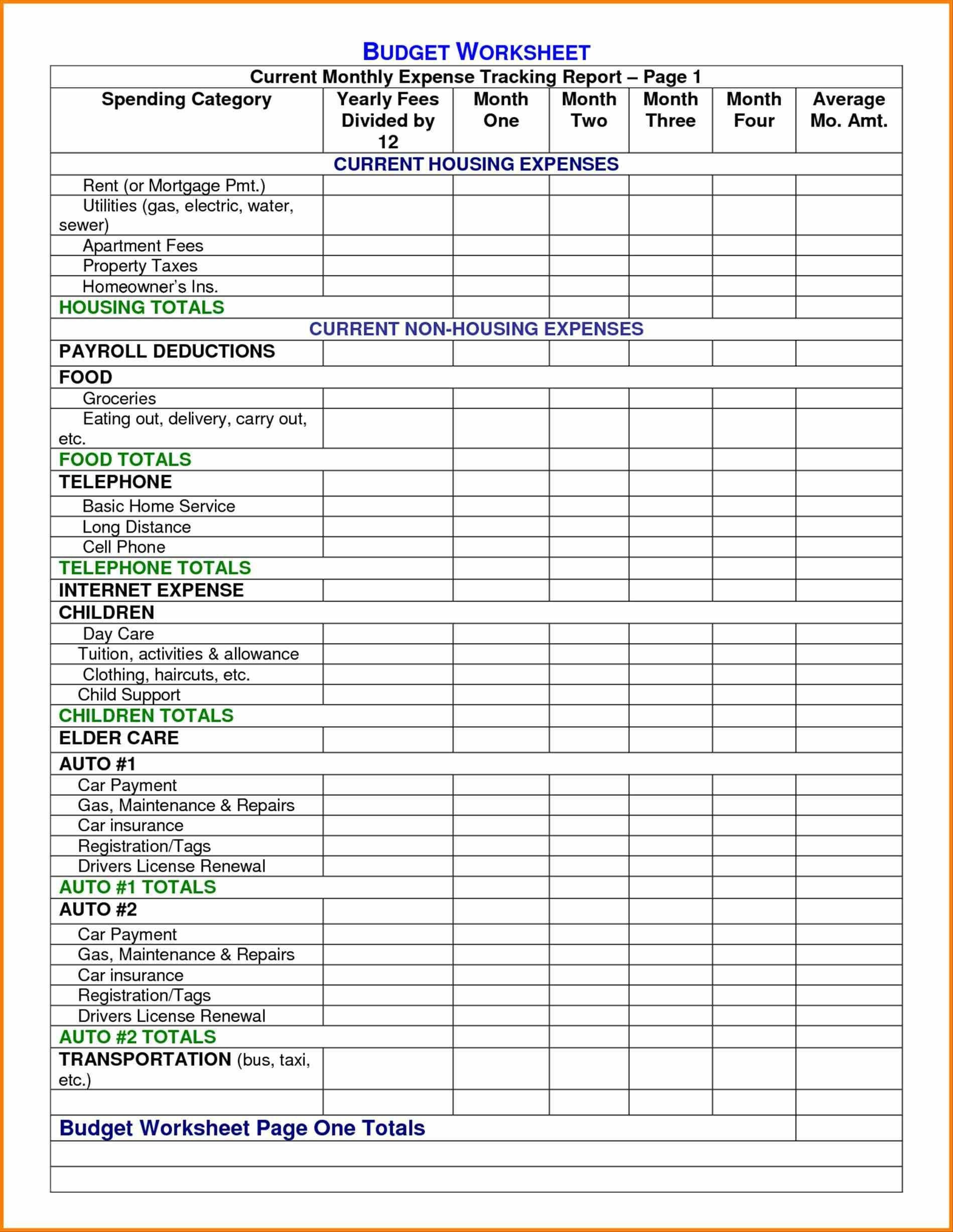 Small Business Budget Templates Db excel